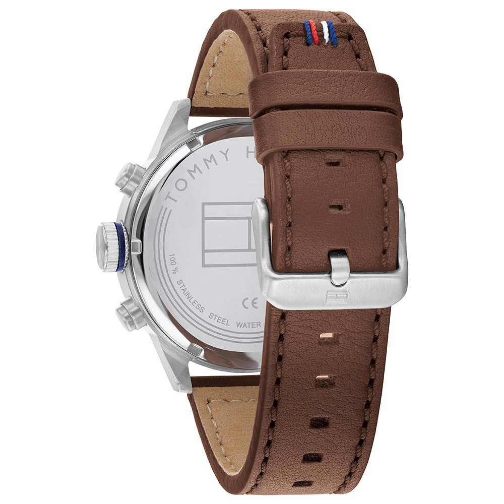 Tommy Hilfiger Trent 1791807 Brown Leather Mens Watch