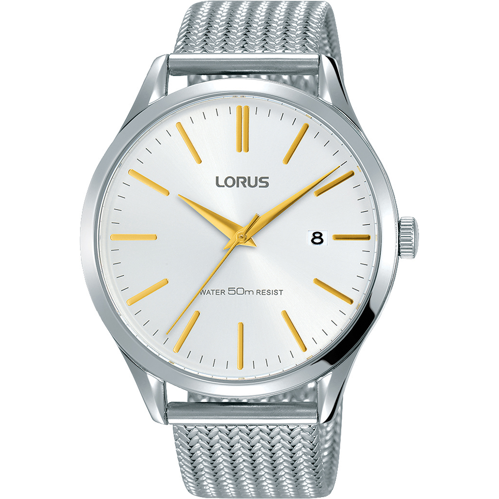 Lorus RS925DX-9 Stainless Steel Mesh Mens Watch