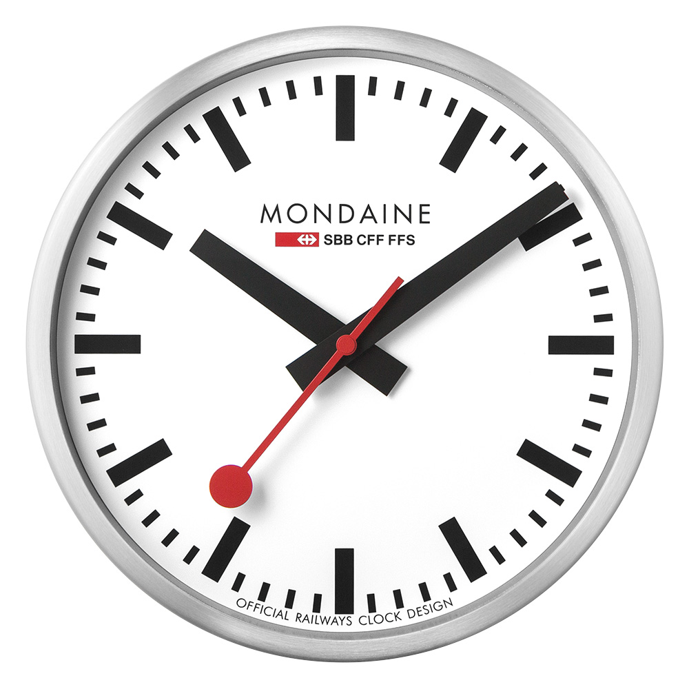 Mondaine MSM25S10 Railways Smart Stop2Go Wall Clock